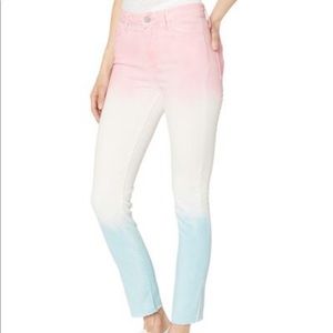 Paige Denim Hoxton Slim High Rise Ombré Jeans Sz 24